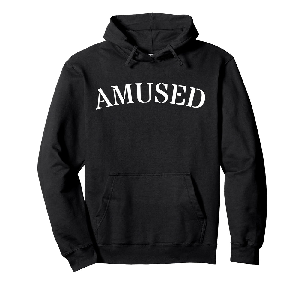 Amused Emotion Expression Mental Health Hoodie - Minimalist Print Unisex - T-Shirt, Sweatshirt, Hoodie