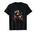 Pinup Biker 1940S Motorcycle Riding T-Shirt - Aesthetic Graphic Men Women - T-Shirt, Sweatshirt, Hoodie
