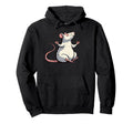 Meditation Rat Mouse Yoga Pose Hoodie - Custom Art Print Men Women - T-Shirt, Sweatshirt, Hoodie