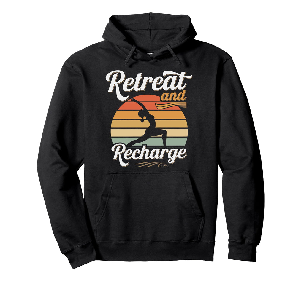Spiritual Retreat Meditation Hoodie - Custom Art Print for Adults - T-Shirt, Sweatshirt, Hoodie