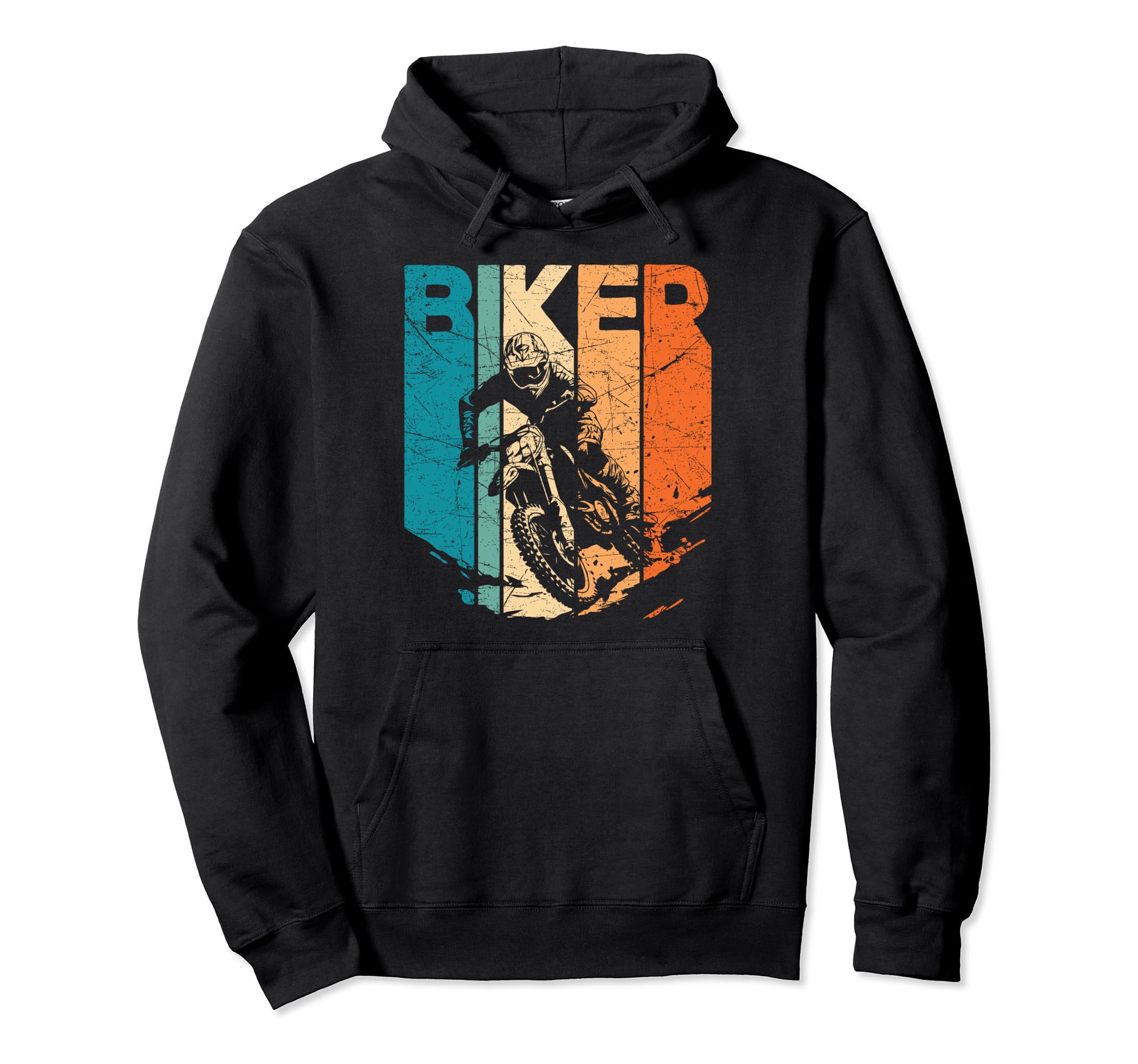 Motocross Biker Off Road Bike Rider Dirt Hoodie - Minimalist Print Unisex - T-Shirt, Sweatshirt, Hoodie
