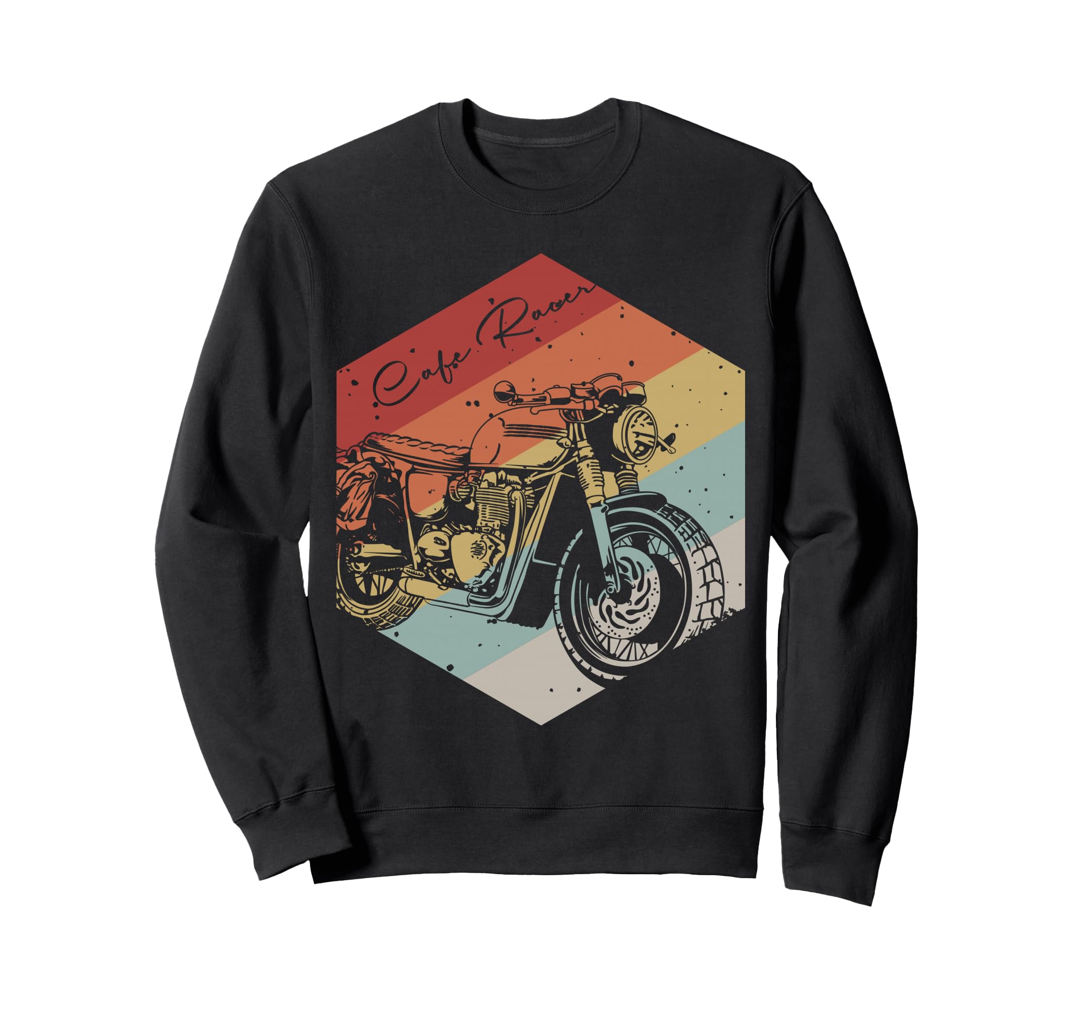 Cafe Racer Motorcycle Biker Sweatshirt - Novelty Apparel for Adults - T-Shirt, Sweatshirt, Hoodie