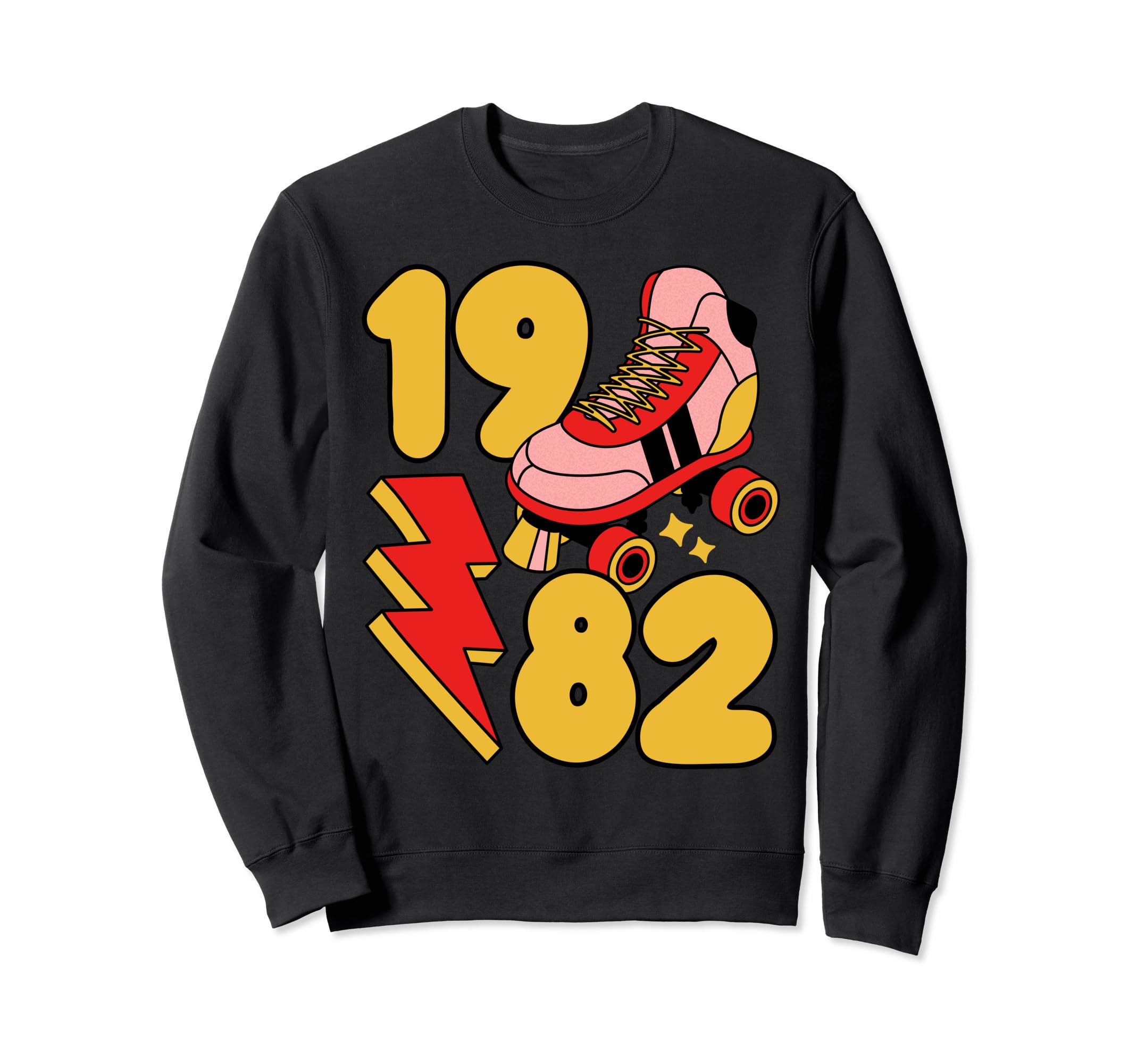 1982 Roller Skate 80S Nostalgia Sweatshirt - Trendy Graphic Men Women - T-Shirt, Sweatshirt, Hoodie