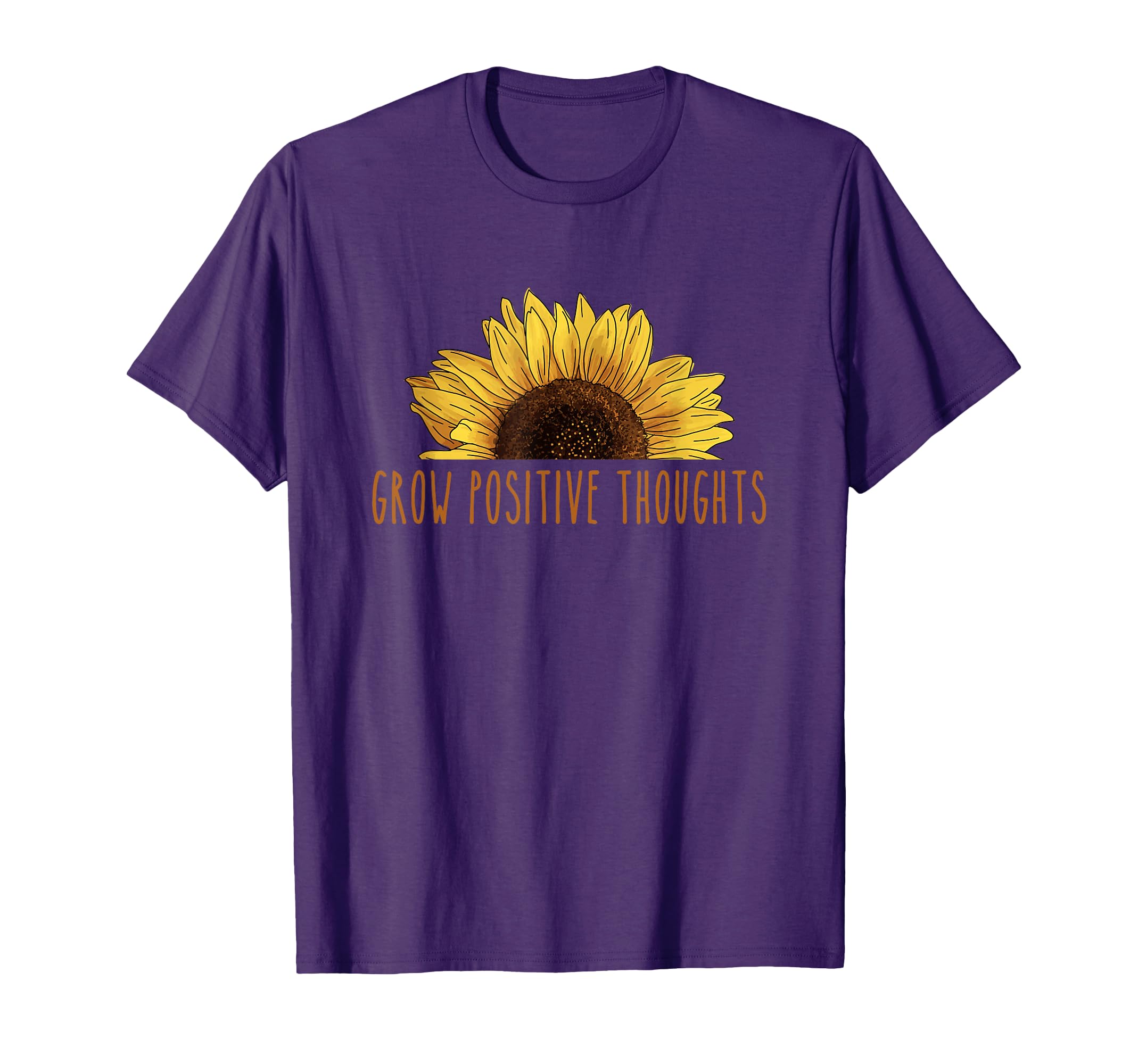 Grow Positive Thoughts Kindness Gift T-Shirt - Minimalist Print Unisex - T-Shirt, Sweatshirt, Hoodie