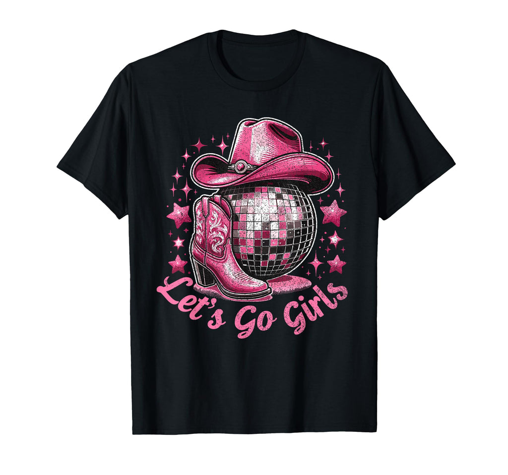 Western Cowgirl Rodeo Disco T-Shirt - Streetwear Style for Adults - T-Shirt, Sweatshirt, Hoodie