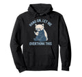 Hang Let Me Overthink This Husband Dad Hoodie - Trendy Graphic for Adults - T-Shirt, Sweatshirt, Hoodie