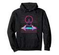Synthwave Alien Buddha Cyberpunk 80S Hoodie - Streetwear Style Men Women - T-Shirt, Sweatshirt, Hoodie