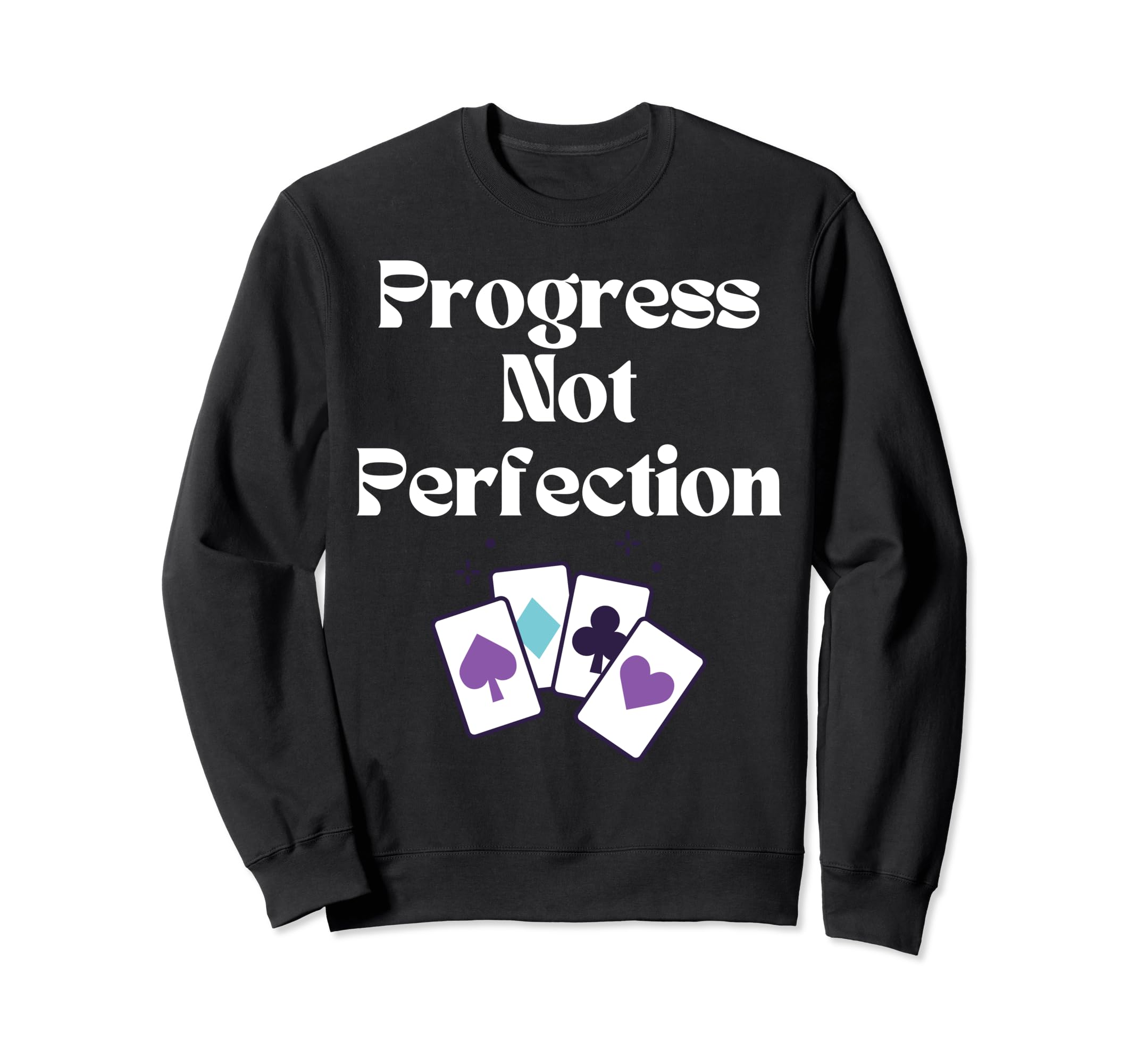 Progress Not Perfection Mental Sweatshirt - Aesthetic Graphic Men Women - T-Shirt, Sweatshirt, Hoodie