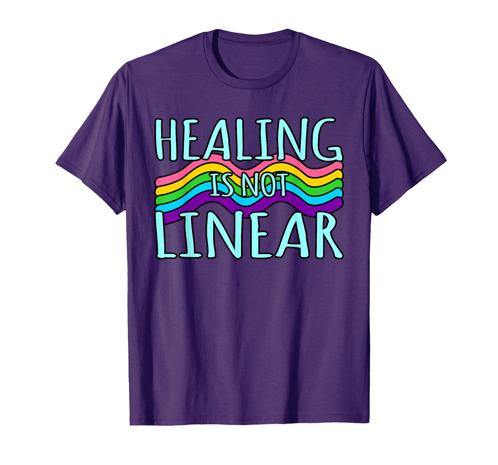 Healing Is Not Linear Mental Health T-Shirt - Streetwear Style Men Women - T-Shirt, Sweatshirt, Hoodie