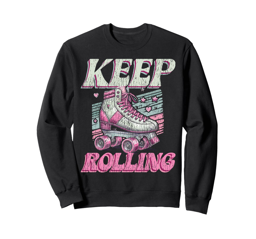 Roller Skating Skate 1970S Sweatshirt - Casual Everyday Wear for Adults - T-Shirt, Sweatshirt, Hoodie