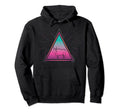 Colorful Zebu Geometrical Triangle Hoodie - Unique Graphic Men Women - T-Shirt, Sweatshirt, Hoodie