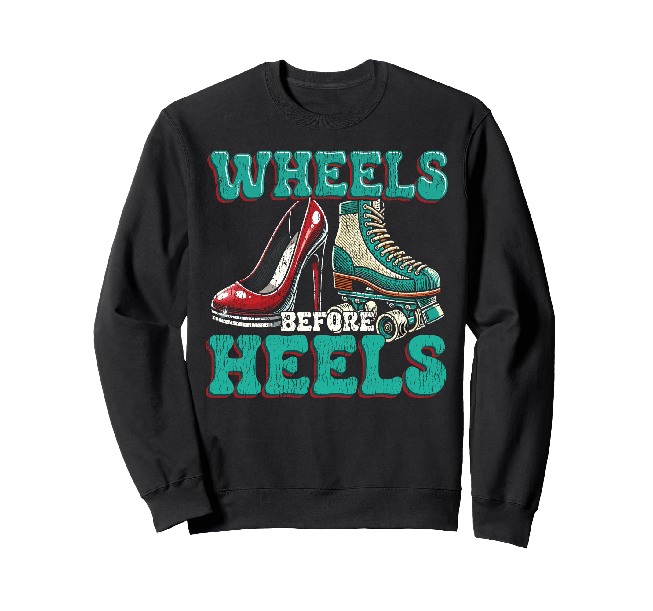 Roller Skating Skate 1970S Wheels Sweatshirt - Streetwear Style Men Women - T-Shirt, Sweatshirt, Hoodie