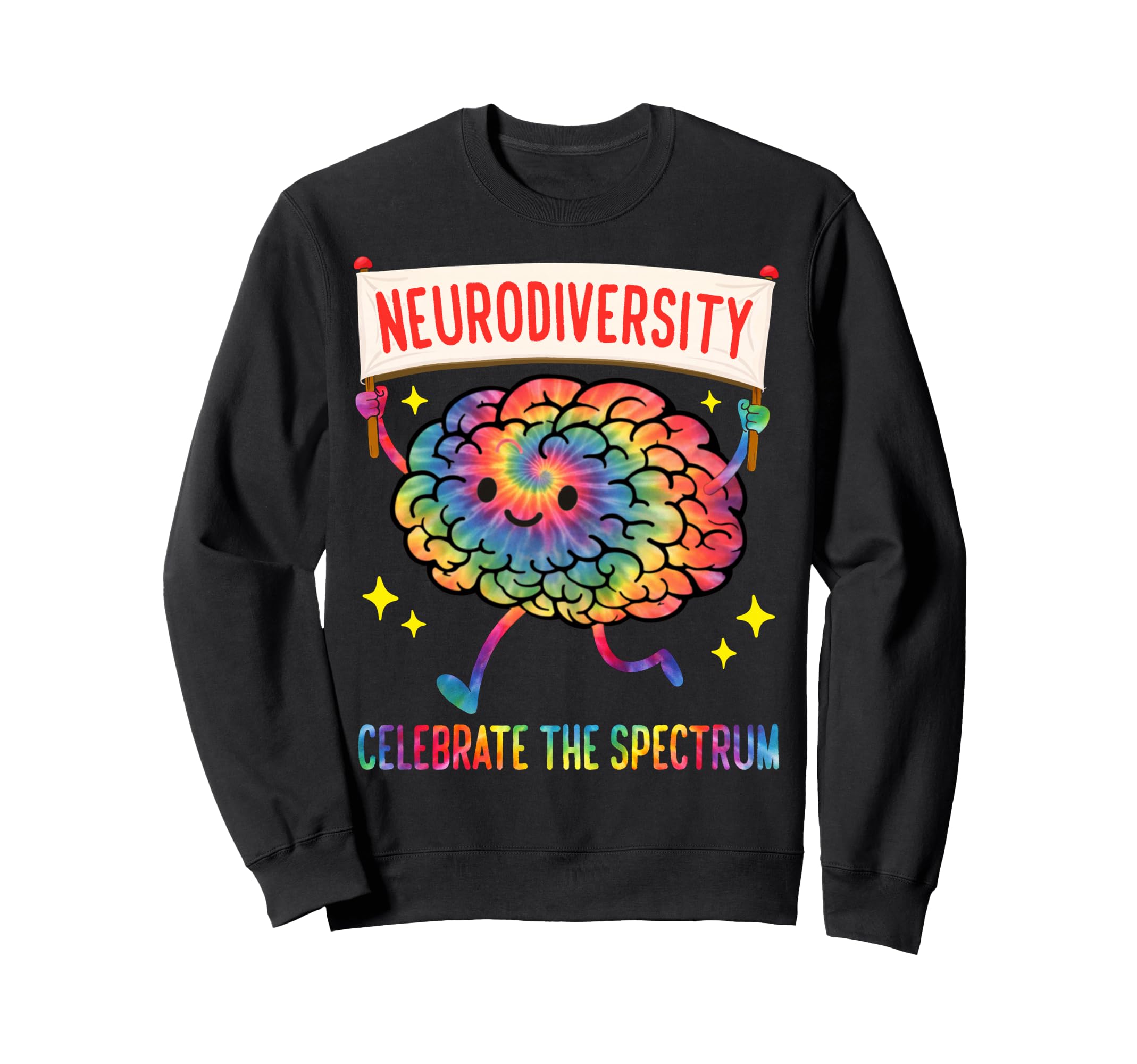Neurodiversity Brain Spectrum Sweatshirt - Minimalist Print for Adults - T-Shirt, Sweatshirt, Hoodie