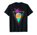1980S 1990S Vaporwave Palm Trees Sunset T-Shirt - Unique Graphic Men Women - T-Shirt, Sweatshirt, Hoodie