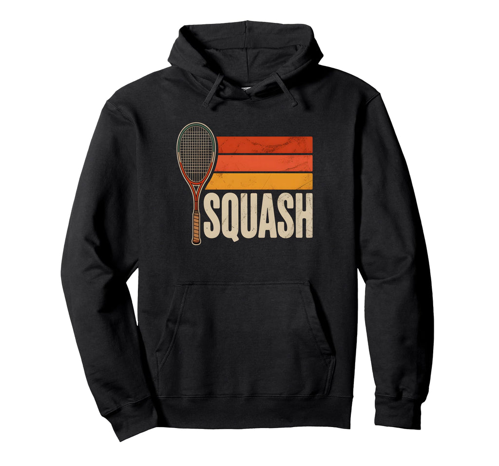 Squash Racket Squash Player Hoodie - Minimalist Print for Adults - T-Shirt, Sweatshirt, Hoodie