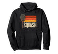 Squash Racket Squash Player Hoodie - Minimalist Print for Adults - T-Shirt, Sweatshirt, Hoodie