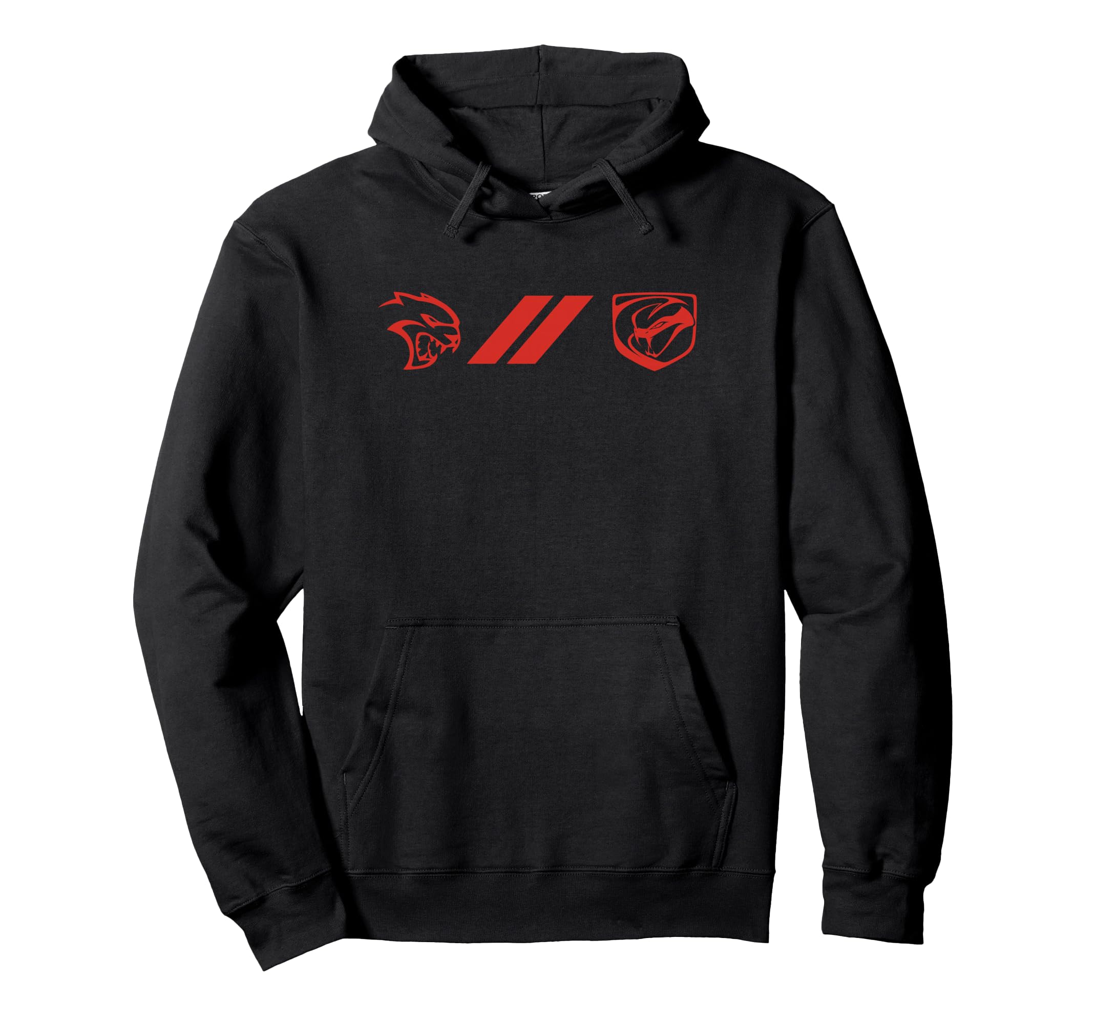 Dodge Hellcat Viper Logo Hoodie - Novelty Apparel Unisex - T-Shirt, Sweatshirt, Hoodie