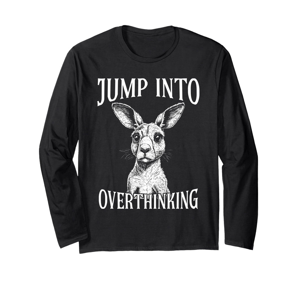 Kangaroo Overthinkers Introverts T-Shirt - Custom Art Print Men Women - T-Shirt, Sweatshirt, Hoodie
