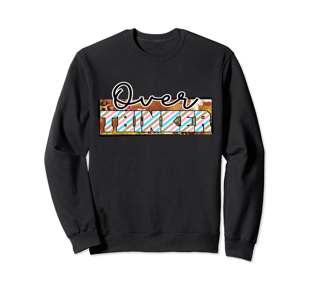 Professional Overthinker Funny Sweatshirt - Minimalist Print Unisex - T-Shirt, Sweatshirt, Hoodie