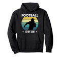 Football Is My Jam American Sport Hoodie - Aesthetic Graphic Men Women - T-Shirt, Sweatshirt, Hoodie