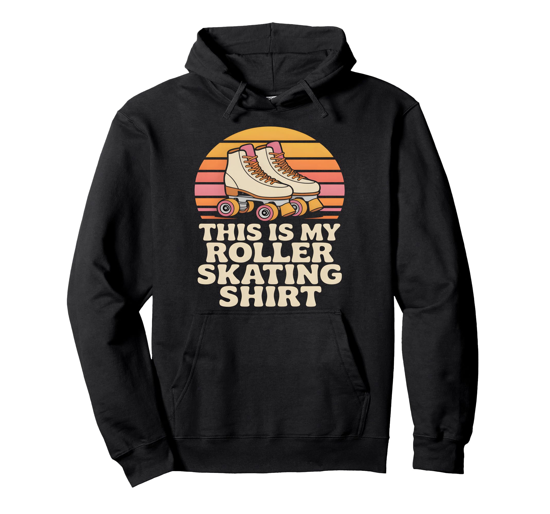 This Is My Roller Skating Sunset Skate Hoodie - Graphic Print Unisex - T-Shirt, Sweatshirt, Hoodie