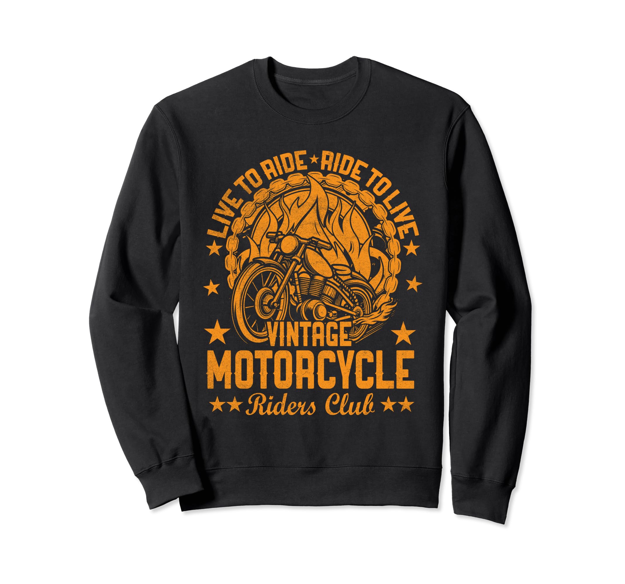 Motorcycle Club Enthusiast Sweatshirt - Graphic Print for Adults - T-Shirt, Sweatshirt, Hoodie