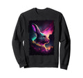 Rabbit Mountains Sunset Easter 70S Sweatshirt - Aesthetic Graphic Men Women - T-Shirt, Sweatshirt, Hoodie