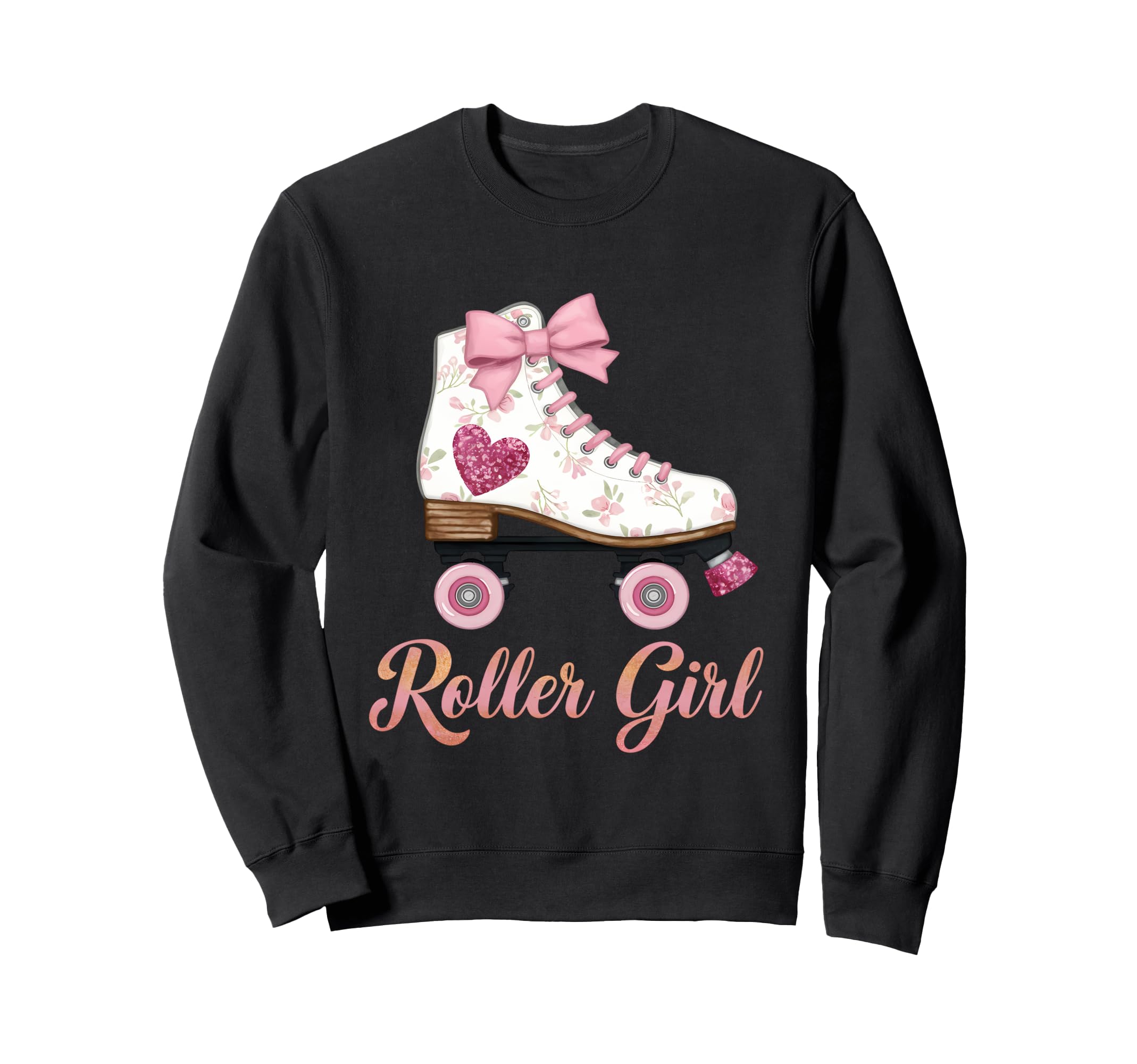 Roller Skater 80S Roller Skates Sweatshirt - Fun Novelty Design Men Women - T-Shirt, Sweatshirt, Hoodie