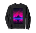Retrowave 80S Vaporwave Synthwave Sweatshirt - Graphic Print for Adults - T-Shirt, Sweatshirt, Hoodie