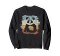 Funky 80S Panda Bear Silhouette Sweatshirt - Fun Novelty Design Unisex - T-Shirt, Sweatshirt, Hoodie