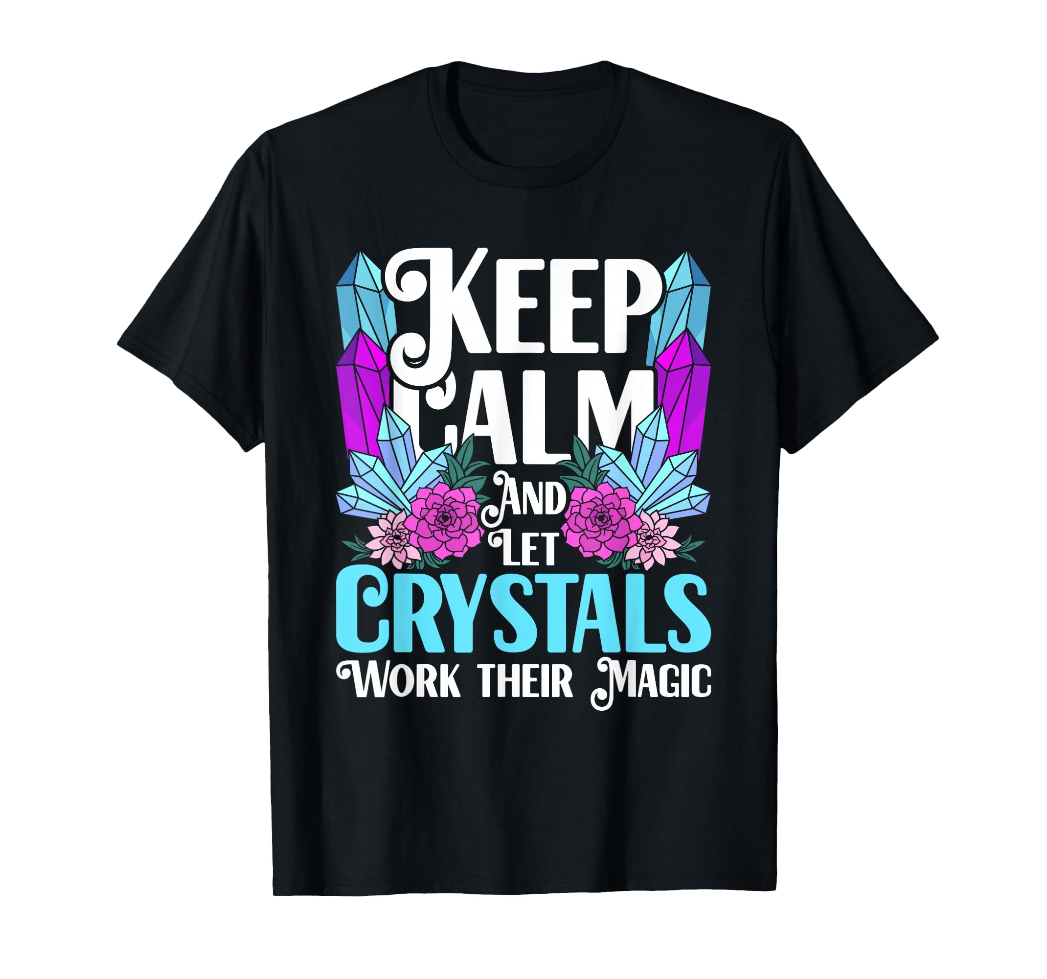 Crystal Healing Crystals T-Shirt - Trendy Graphic for Adults - T-Shirt, Sweatshirt, Hoodie