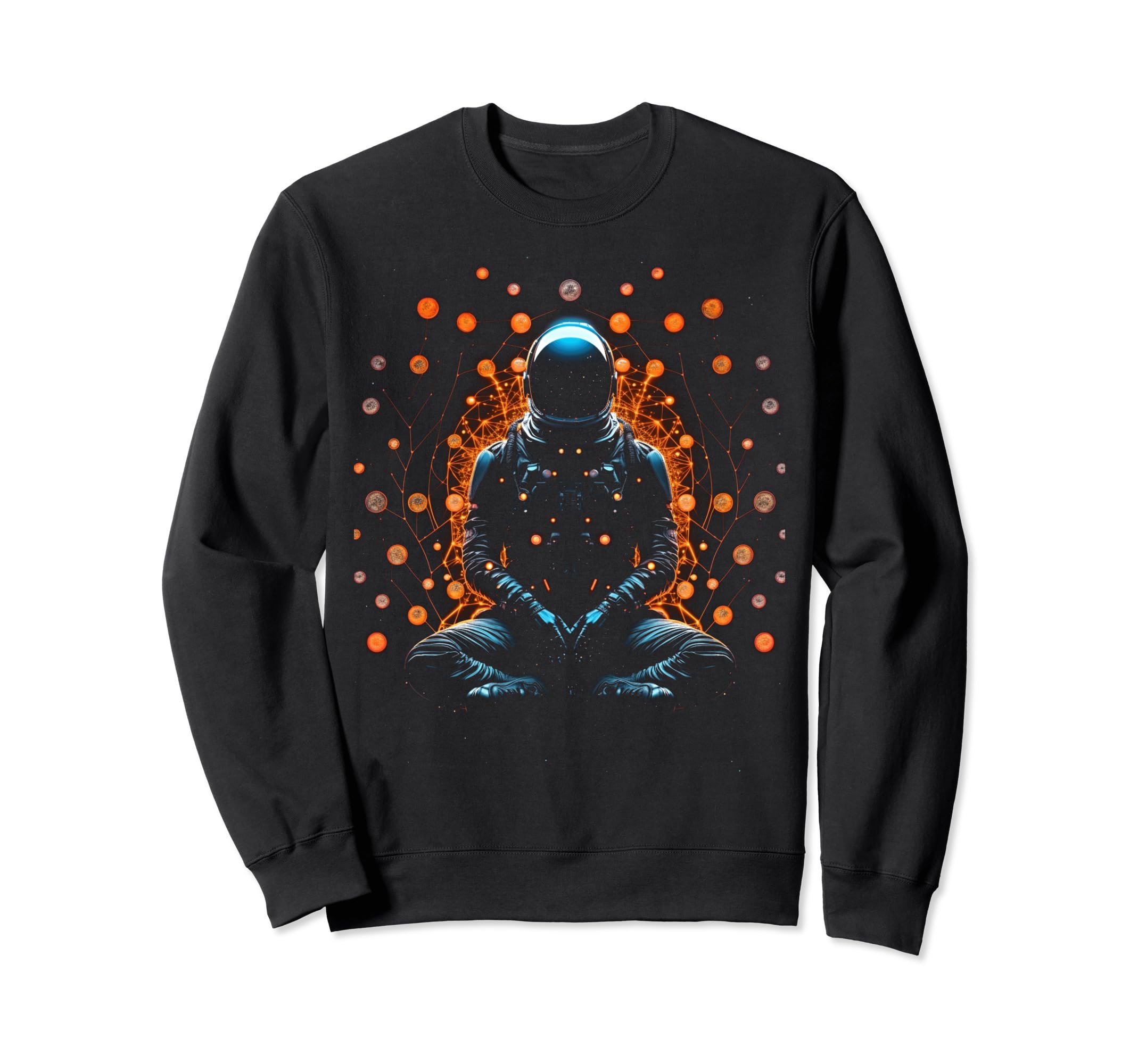 Synthwave Astronaut Cyberpunk 80S Sweatshirt - Custom Art Print Men Women - T-Shirt, Sweatshirt, Hoodie