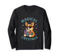 Corgi Magical Crystals Energy T-Shirt - Minimalist Print for Adults - T-Shirt, Sweatshirt, Hoodie