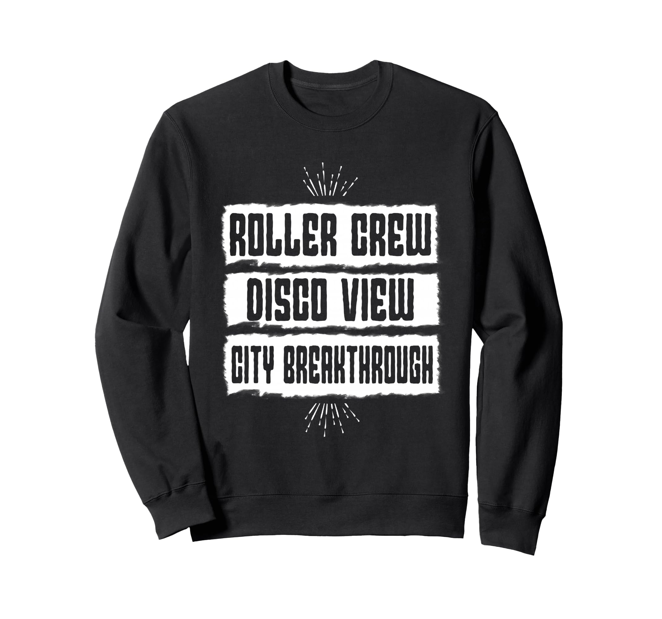 Roller Skate Roller Crew Disco View Sweatshirt - Graphic Print Men Women - T-Shirt, Sweatshirt, Hoodie