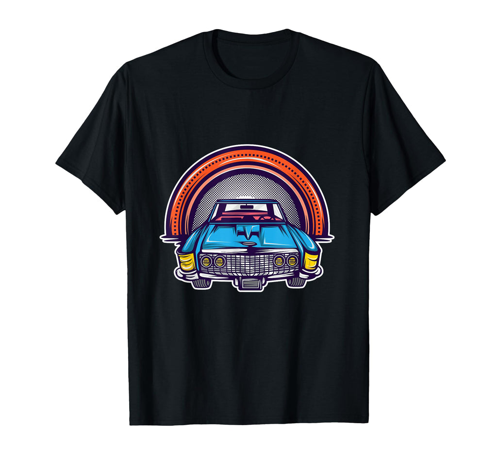 Car 50S Rockabilly American Car Logo T-Shirt - Aesthetic Graphic Men Women - T-Shirt, Sweatshirt, Hoodie