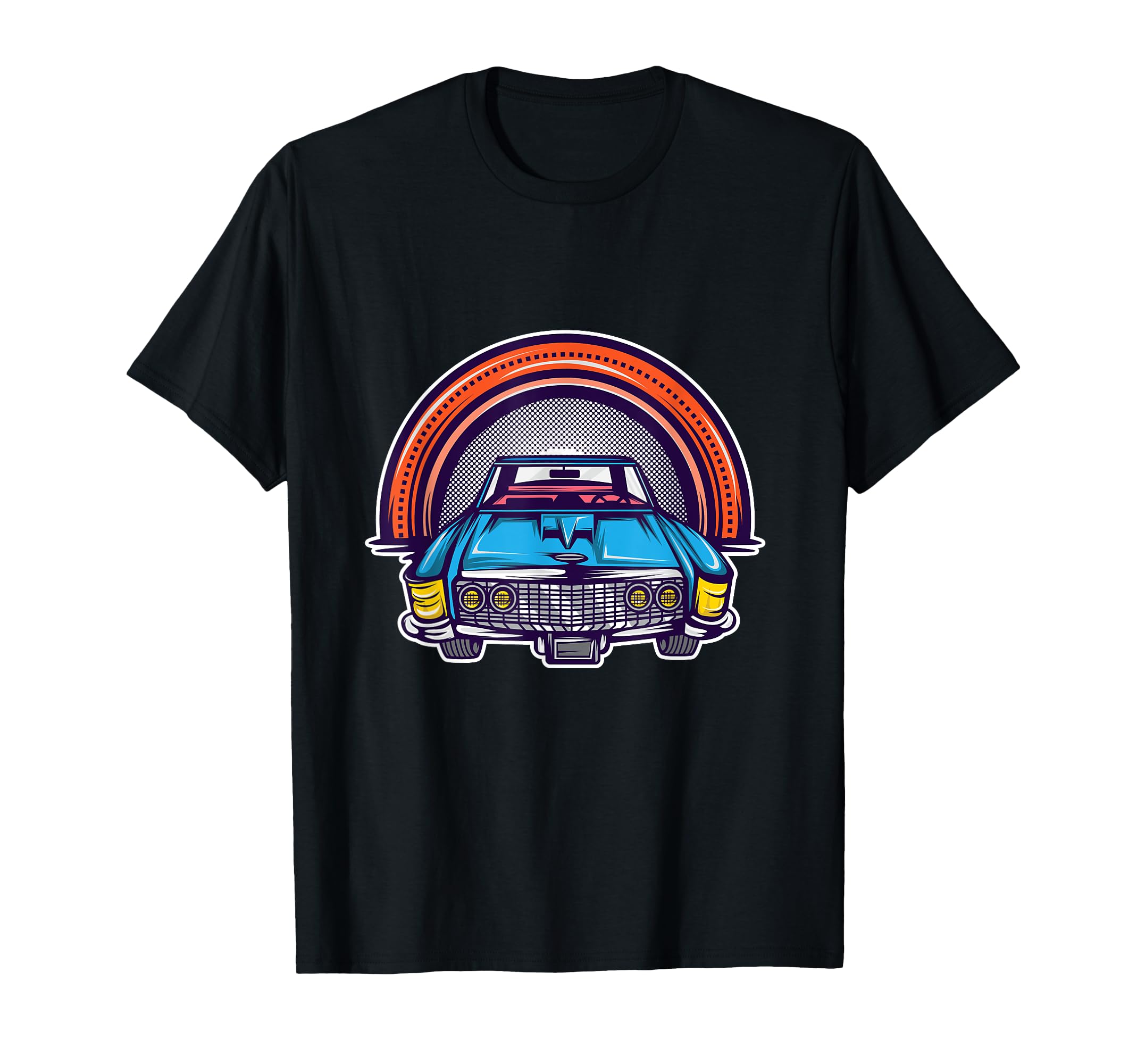 Car 50S Rockabilly American Car Logo T-Shirt - Aesthetic Graphic Men Women - T-Shirt, Sweatshirt, Hoodie