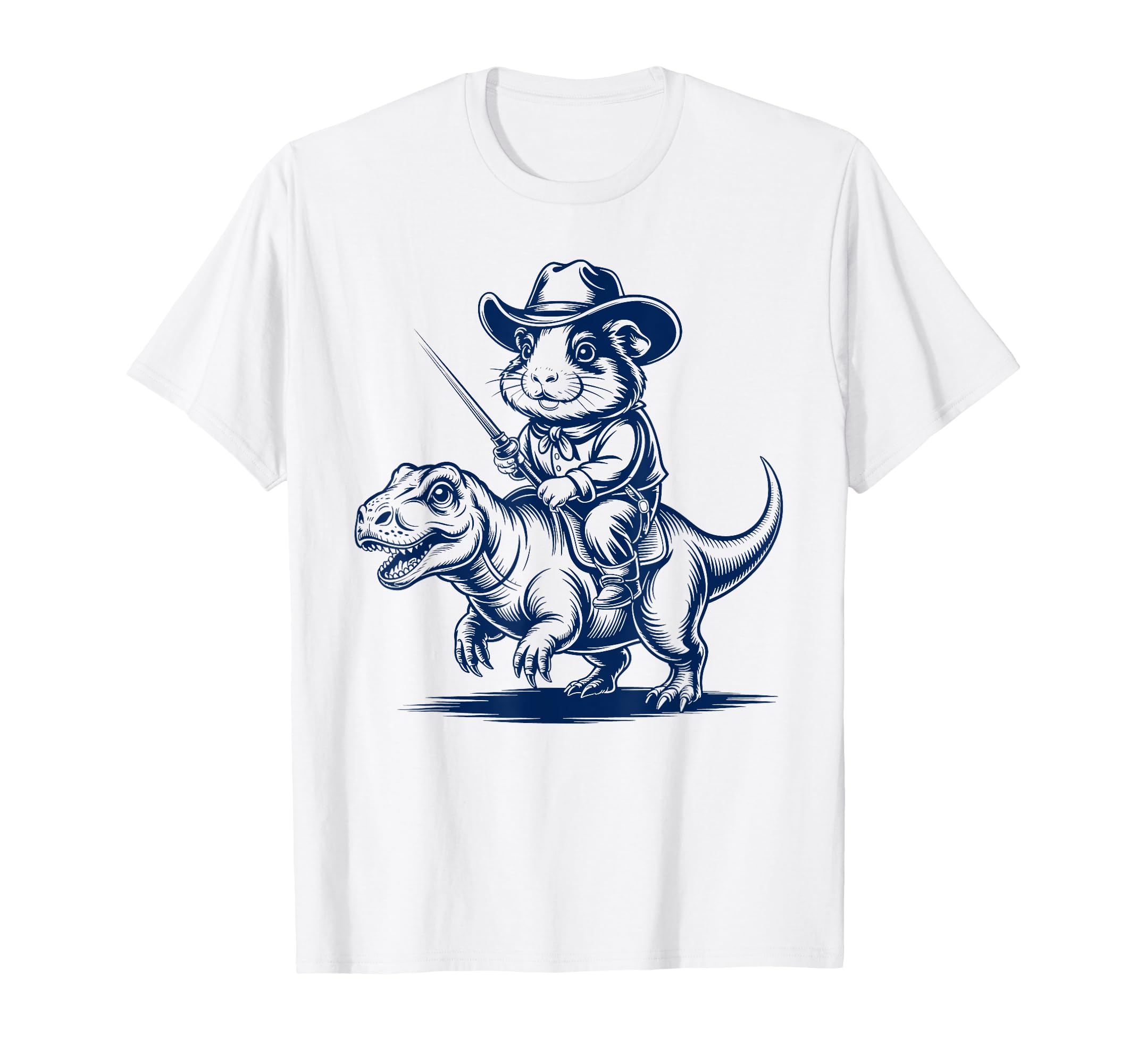 Guinea Pig Cowboy Dinosaur Accessoires T-Shirt - Streetwear Style Men Women - T-Shirt, Sweatshirt, Hoodie