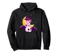 Kawaii Pastel Goth Witchy Creepy Demon Cat Hoodie - Unique Graphic Unisex - T-Shirt, Sweatshirt, Hoodie