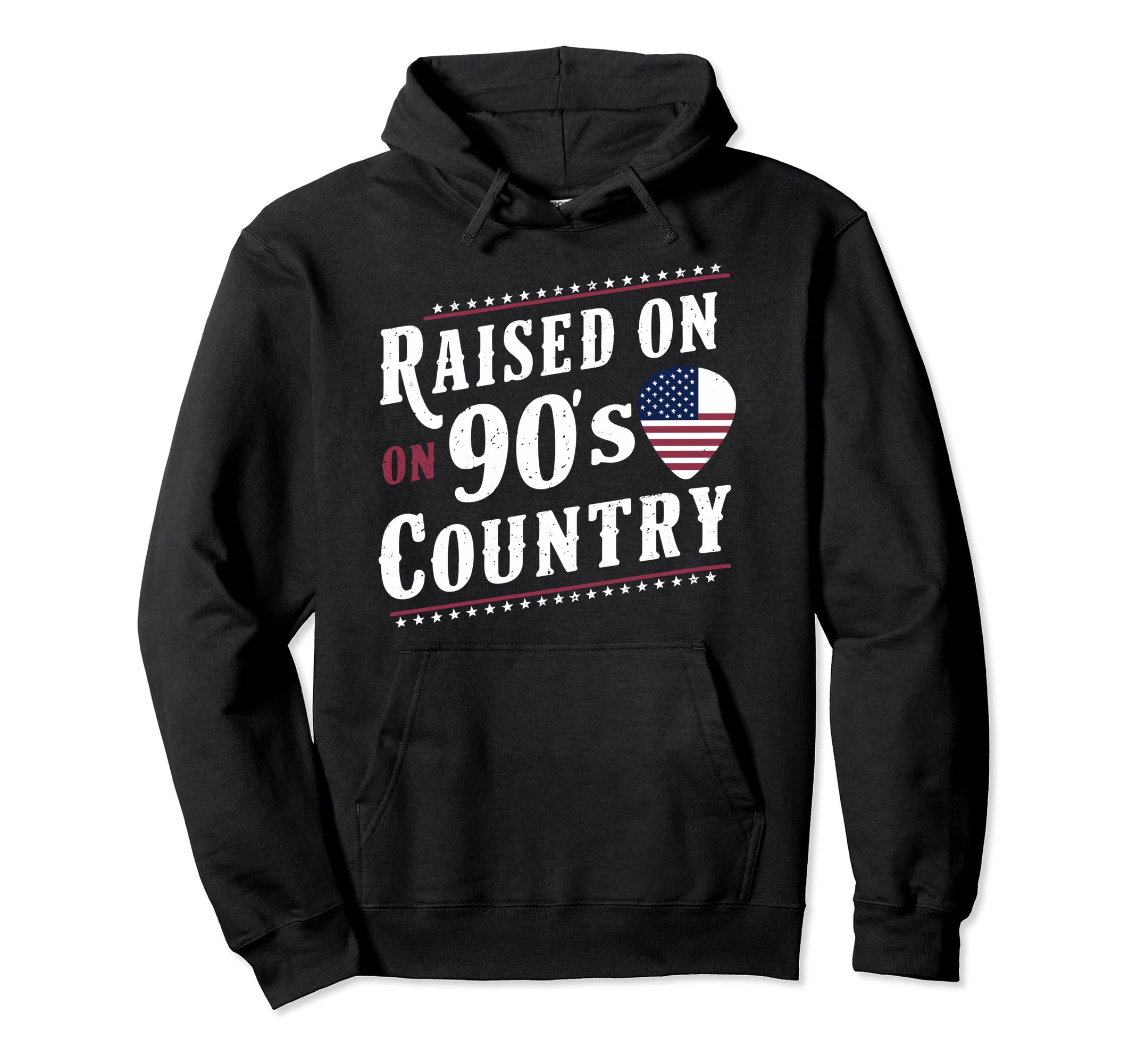 Raised 90S Country Nostalgia Usa 90S Hoodie - Trendy Graphic Men Women - T-Shirt, Sweatshirt, Hoodie
