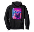 Shar Pei Dog Cyber Vaporwave 80S Hoodie - Aesthetic Graphic for Adults - T-Shirt, Sweatshirt, Hoodie