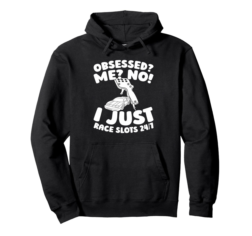 Slot Cars Track Miniature Hobby Slot Cars Hoodie - Graphic Print for Adults - T-Shirt, Sweatshirt, Hoodie