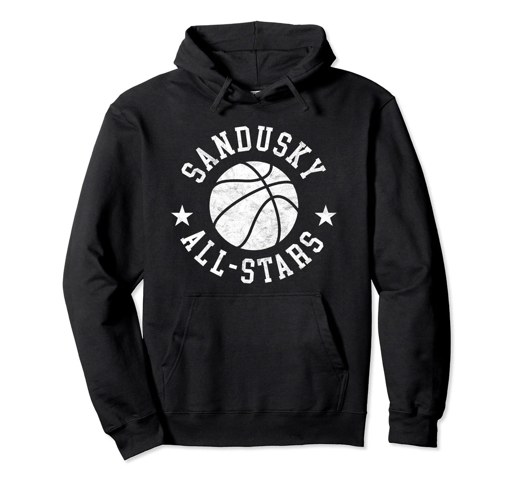 Sandusky All Stars Distressed 80S Hoodie - Custom Art Print Men Women - T-Shirt, Sweatshirt, Hoodie