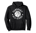 Sandusky All Stars Distressed 80S Hoodie - Custom Art Print Men Women - T-Shirt, Sweatshirt, Hoodie