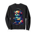 Shih Tzu Gamer Gaming Dog Lover Sweatshirt - Trendy Graphic Men Women - T-Shirt, Sweatshirt, Hoodie