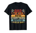 Funny Bald Dad Joke Typography T-Shirt - Novelty Apparel Unisex - T-Shirt, Sweatshirt, Hoodie