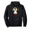 Meditation Penguin Yoga Pose Relaxing Hoodie - Minimalist Print for Adults - T-Shirt, Sweatshirt, Hoodie