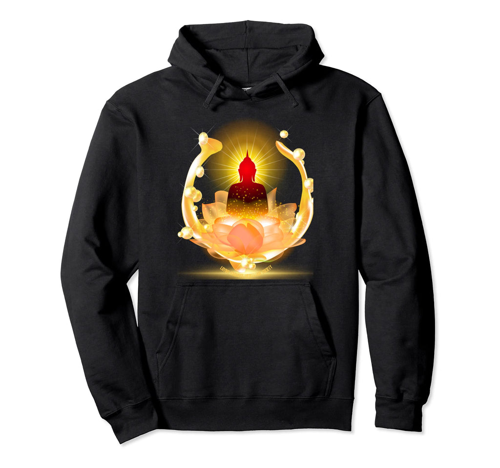 Mindfulness Buddha Buddhism Hoodie - Fun Novelty Design Men Women - T-Shirt, Sweatshirt, Hoodie