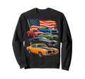 Muscle Cars Sweatshirt - Custom Art Print Men Women - T-Shirt, Sweatshirt, Hoodie