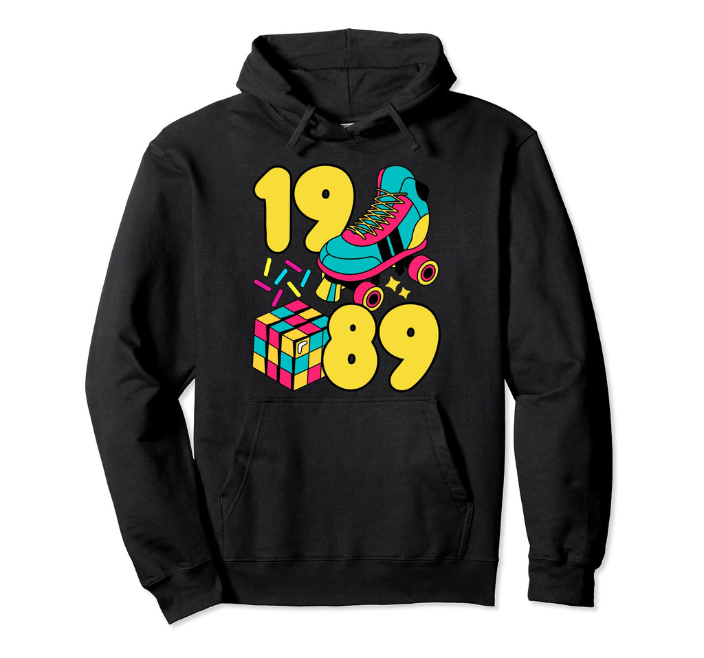 1989 Roller Rink 80S Night Nostalgia Hoodie - Unique Graphic for Adults - T-Shirt, Sweatshirt, Hoodie