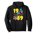 1989 Roller Rink 80S Night Nostalgia Hoodie - Unique Graphic for Adults - T-Shirt, Sweatshirt, Hoodie